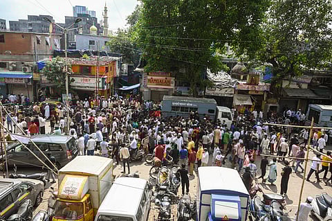 Dharavi mosque protest: Three held for damage to public property, illegal assembly