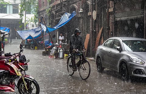 Heavy rain partially affects normal life in West Bengal