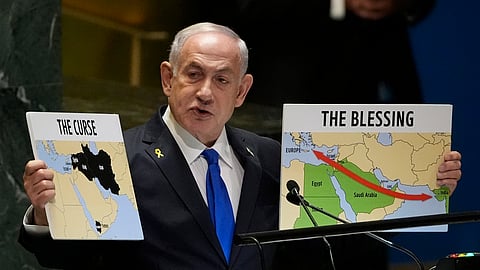 Netanyahu, at UN, vows that Israel will keep 'degrading Hezbollah' until its objectives are met