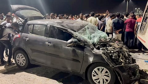 Seven dead as bus jumps divider, hits three vehicles in Gujarat