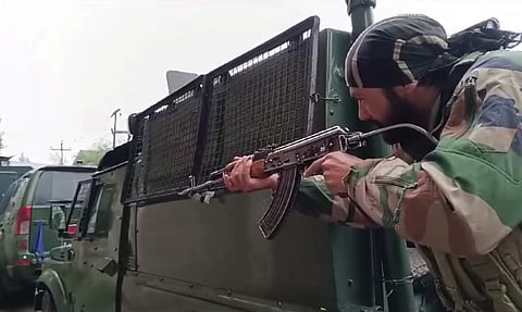 2 terrorists killed, 5 security personnel injured in encounter in J&K's Kulgam