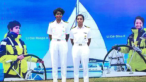 Two Indian Navy officers embark on historic double-handed sailing expedition around the globe