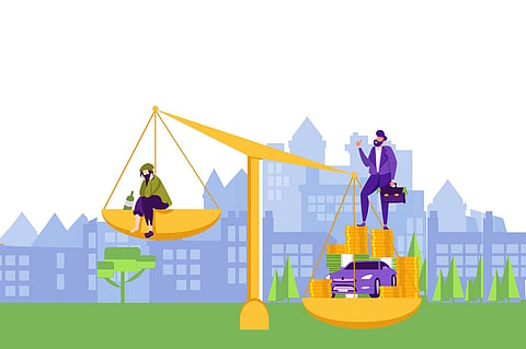 Income disparity declines 74.2 pc since FY14: SBI study