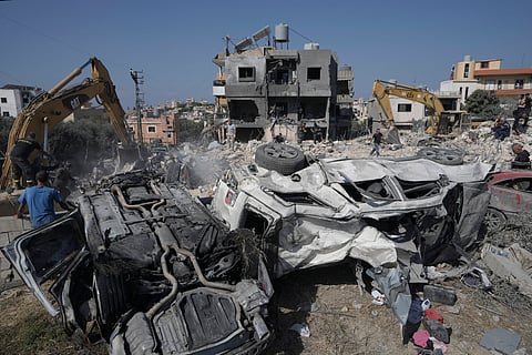 Waves of rockets from Lebanon hit Israel in the deadliest strike since Israeli invasion; 7 killed