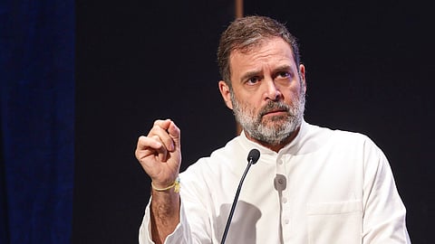 BJP leaders, who cast votes in Delhi, also voted in first phase of Bihar polls: Rahul