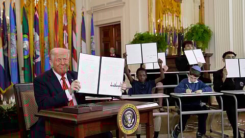 Trump signs Defence bill to boost US-India ties via Quad