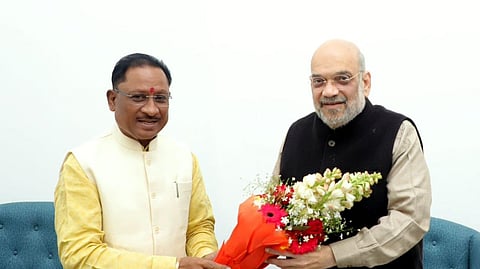 Chhattisgarh CM meets Amit Shah, reviews new criminal laws, and Naxal eradication