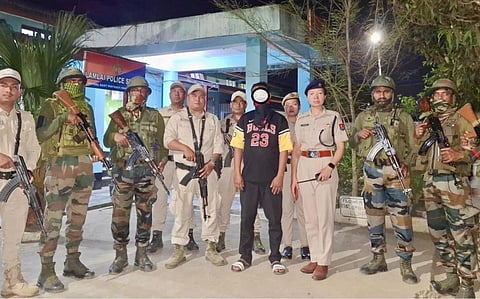 Security forces apprehend 7 militants in Manipur, recover arms and stolen cars