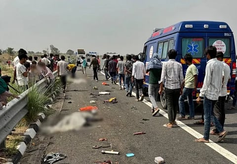 Six sanitation workers killed, 5 injured as speeding van rams into them on Delhi-Mumbai Expressway