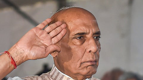 'My responsibility to give befitting reply to those who cast evil eye on India', says Rajnath Singh