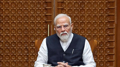 IAF Chief Air Marshal AP Singh meets with PM Modi