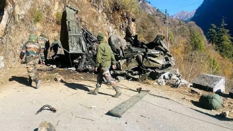 Army vehicle plunges into gorge in J-K’s Ramban, JCO among three soldiers killed