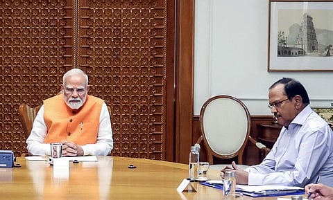 Ahead of mock drills, NSA Doval meets PM Modi amid escalating tensions over Pahalgam terror attack