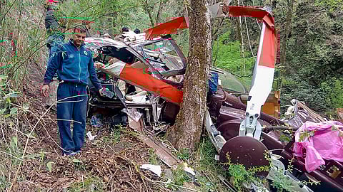 Helicopter crash in Uttarkashi claims five lives, injures two