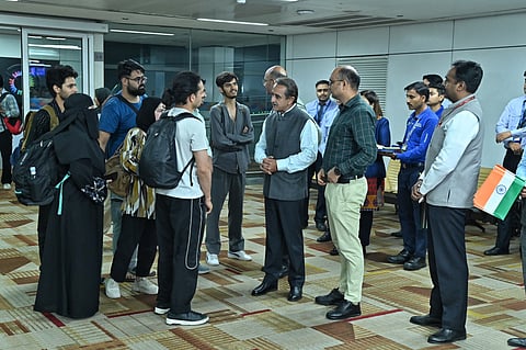 Flight carrying over 100 Indian students, evacuated to Armenia from war-torn Iran, lands in Delhi