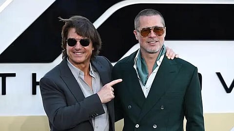 Tom Cruise meets his 'Interview with the Vampire' co-star Brad Pitt