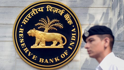 Reserve Bank of India (RBI) at RBI head office in Mumbai