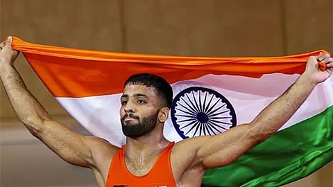 India wrestler Sujeet Kalka wins gold in men's 65kg freestyle at Polyak Imre & Varga Janos Memorial