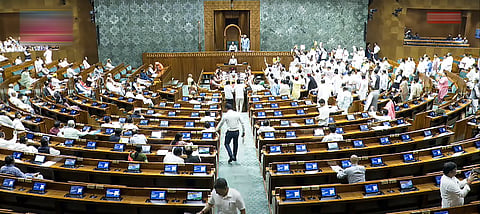 Both houses of the Parliament adjourned till 2 PM amid opposition protests