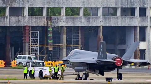 Stranded British F-35 B fighter jet finally takes off after 5-week stay in Thiruvananthapuram
