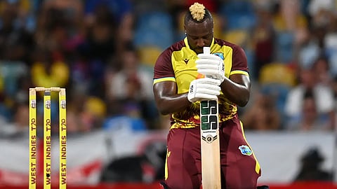 Russell fires one last time in Windies colours, Green-Inglis spoil all-rounder's farewell at Jamaica