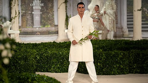 Akshay Kumar brings royal elegance to India Couture Week as Falguni Shane Peacock’s showstopper