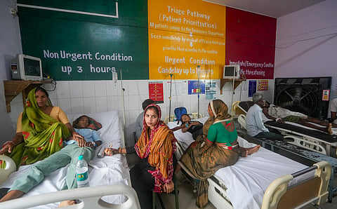 Two dead, 32 injured in stampede-like situation in UP's Barabanki temple