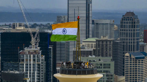 Indian tricolour hoisted atop Seattle’s iconic Space Needle in a historic first