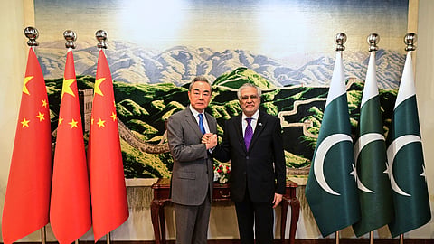 China's FM Wang meets Pakistani counterpart Dar, reviews entire gamut of bilateral ties