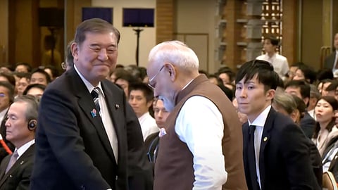 "Japan's tech, India's talent led to expansion of economic ties," says Japan's PM
