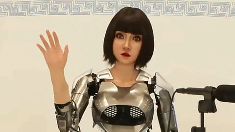 A humanoid AI robot, Xiao He, is to assist media personnel at the SCO Summit