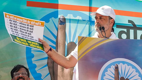 After 'Atom bomb', Rahul threatens to come out with 'Hydrogen bomb' of disclosures on 'vote chori'