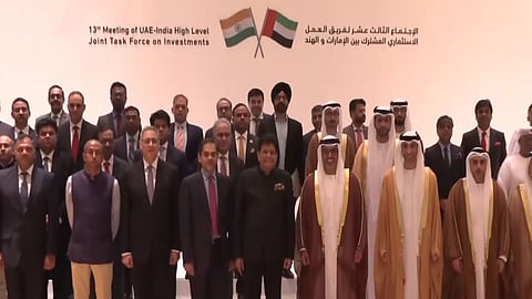13th UAE-India high-level task force on investments gets underway in Abu Dhabi