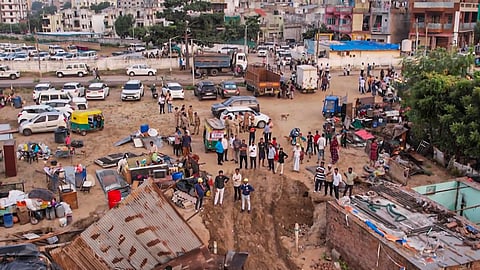 Mega demolition drive targets 700 illegal structures along Sabarmati riverbank in Gandhinagar
