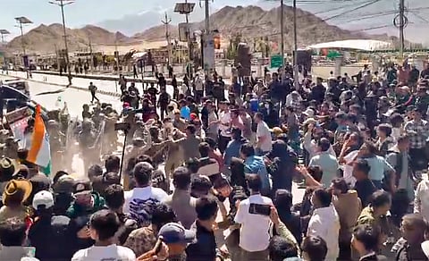 Clashes erupt in Ladakh amid shutdown to press for advancing talks with Centre