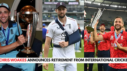 England all-rounder Chris Woakes announces retirement from international cricket