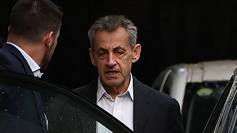 Former French president Sarkozy begins 5-year sentence for 2007 campaign financing scandal
