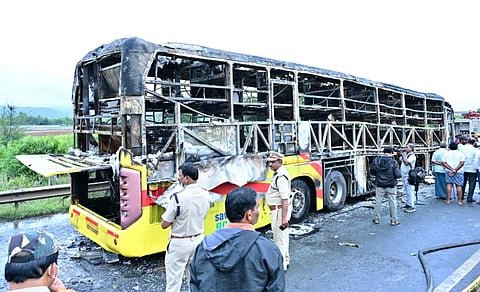 "Woke up and couldn't believe bus was on fire": Eyewitness narrate their escape in Kurnool accident