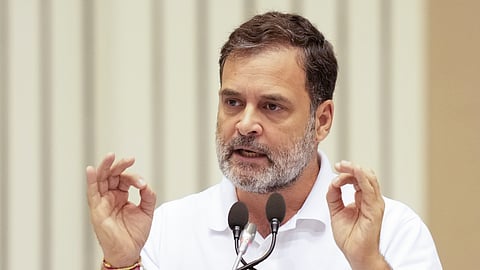 PM, CM should be ashamed: Rahul while sharing video of kids having mid-day meals in MP on newspapers