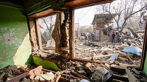 Pulwama home of Delhi blast suspect demolished by security forces