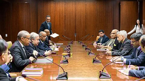 EAM Jaishankar meets UN chief Guterres in New York
