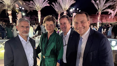 Jaishankar meets European, UK, Egyptian counterparts at UAE summit