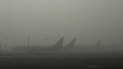 61 flights cancelled amid low visibility; Air India cancels 19 flights; IndiGo issues advisory
