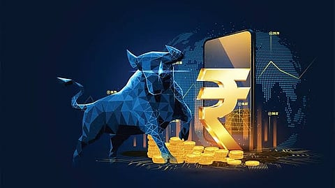 Stock markets rebound in early trade after four days of decline; Sensex jumps 448 points