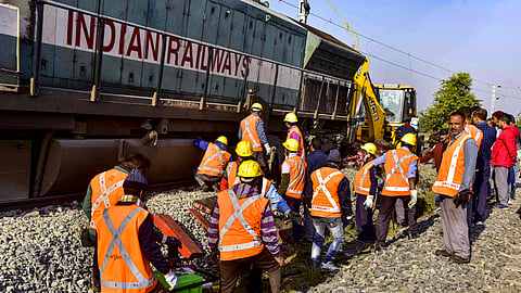 7 elephants killed, Rajdhani Express derails in collision in Assam’s Hojai district