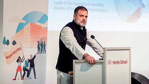 "Problem with electoral machinery in India": Rahul Gandhi at a lecture in Germany