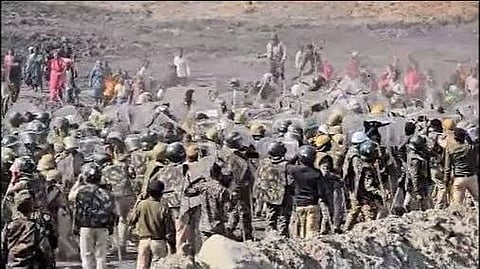 8 injured as clashes erupt between police and villagers opposing coal mine in Chhattisgarh's Raigarh