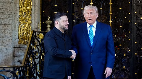 "Russia wants to see Ukraine succeed," Trump says as Zelenskyy stands beside him after peace talks