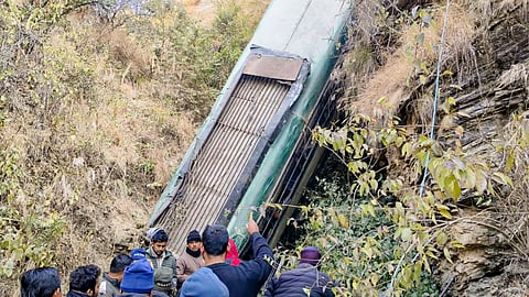 Seven killed, 12 injured as bus falls into gorge in Almora