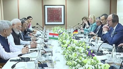 PM Modi holds delegation-level talks with German Chancellor Merz at Gandhinagar’s Mahatma Mandir